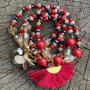 Handmade bracelet, five pieces